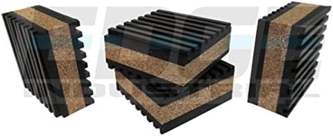 4 Pack Anti Vibration Rubber and Cork Pads