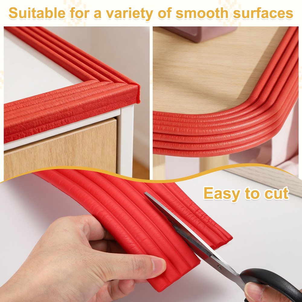 Bunk Bed Ladder Pad, (2m/6.5 Ft, Red)(1 Pcs), Bunk Bed Step Foam Padding