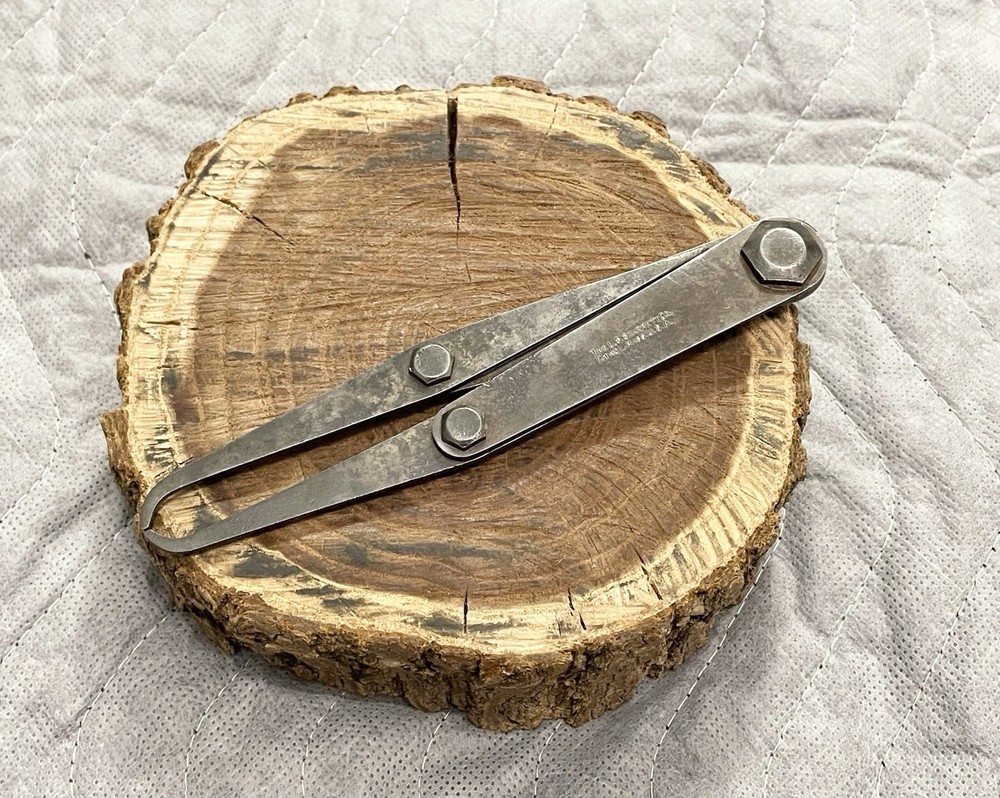 Starrett Rare Combination Inside / Outside / Divider Calipers - USA