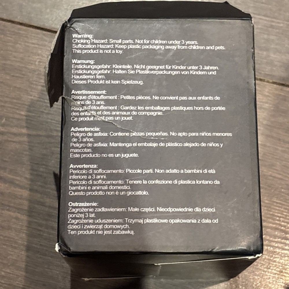 Mage Tech Card Deck Box for Commander Deck, Black/Red) NEW