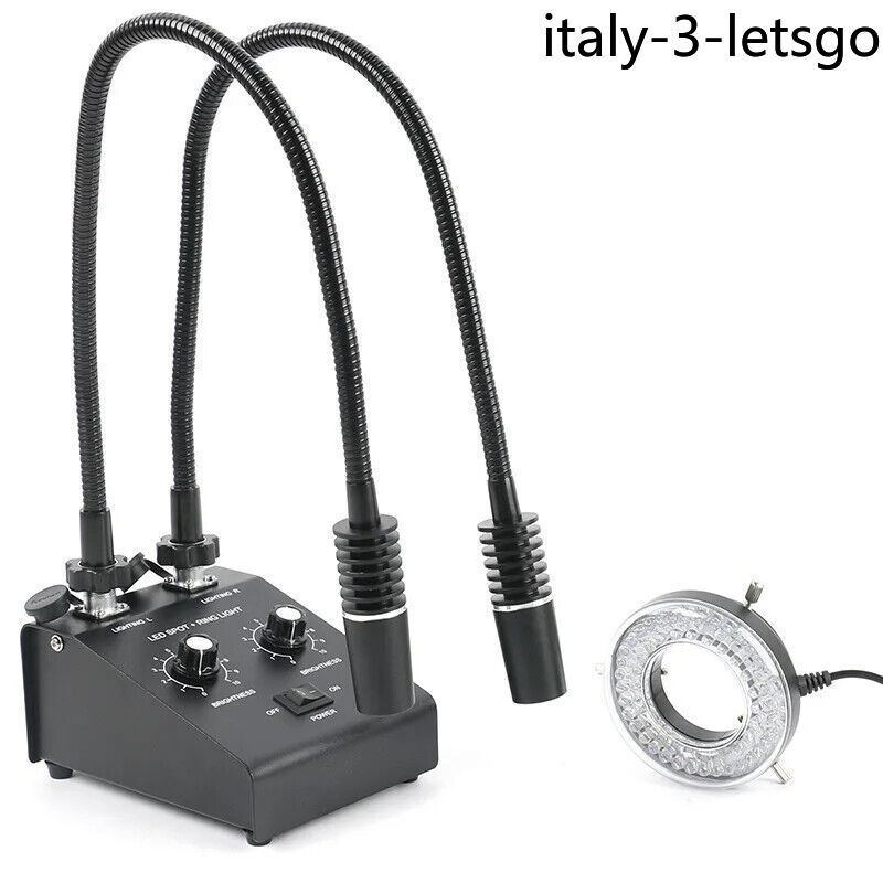 Dual Microscope Light Source Illumination LED Industrial Camera Light Source