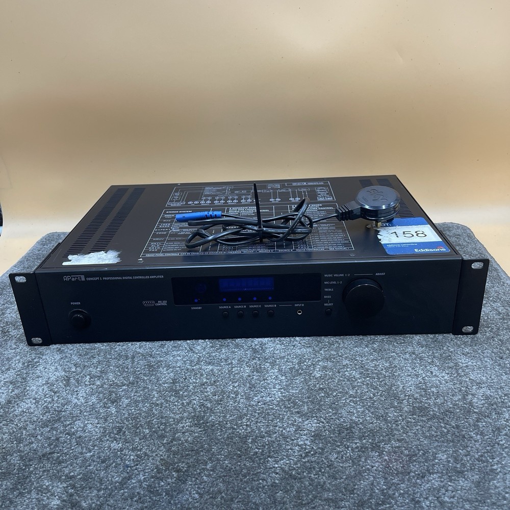 Apart Concept 1 -  2-Zone Professional Digital Amplifier RS232 Control *Working*