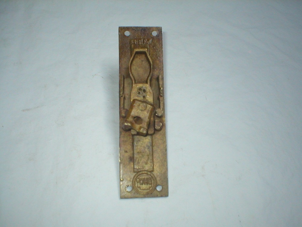 Antique RHC Solid Brass Slide Latch Part