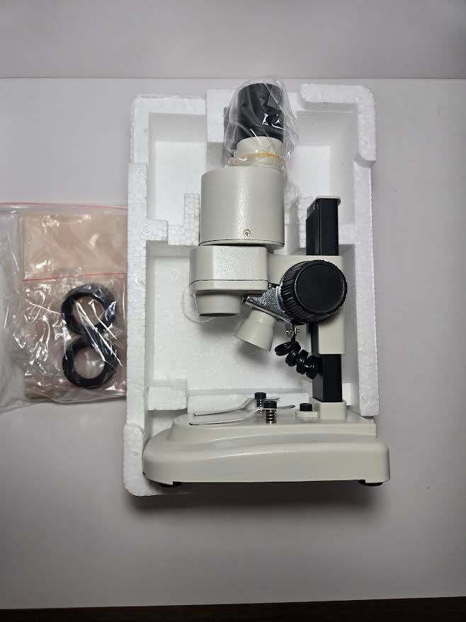 Compact Mini Microscope 10x Eye 2x Object