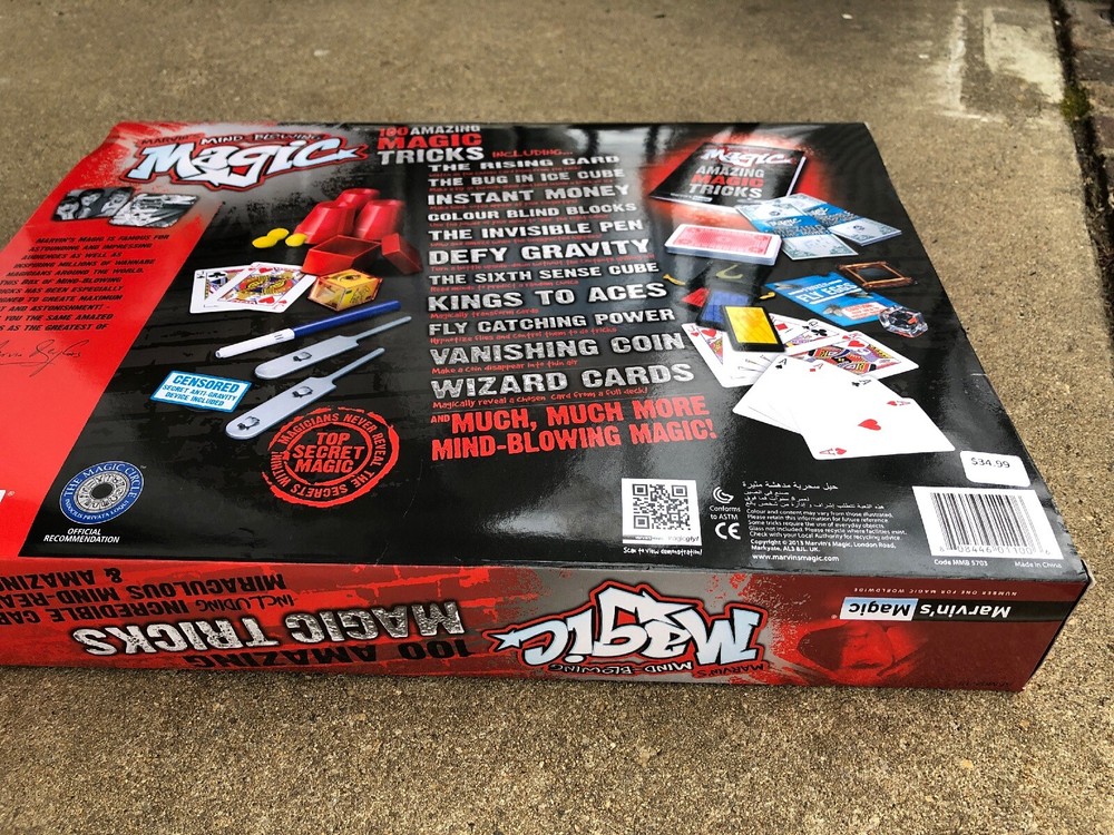 Marvin's Magic 100 Amazing Mind Blowing Magic Tricks New