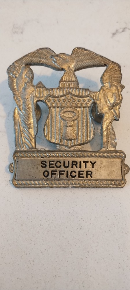 Vintage Security Badge