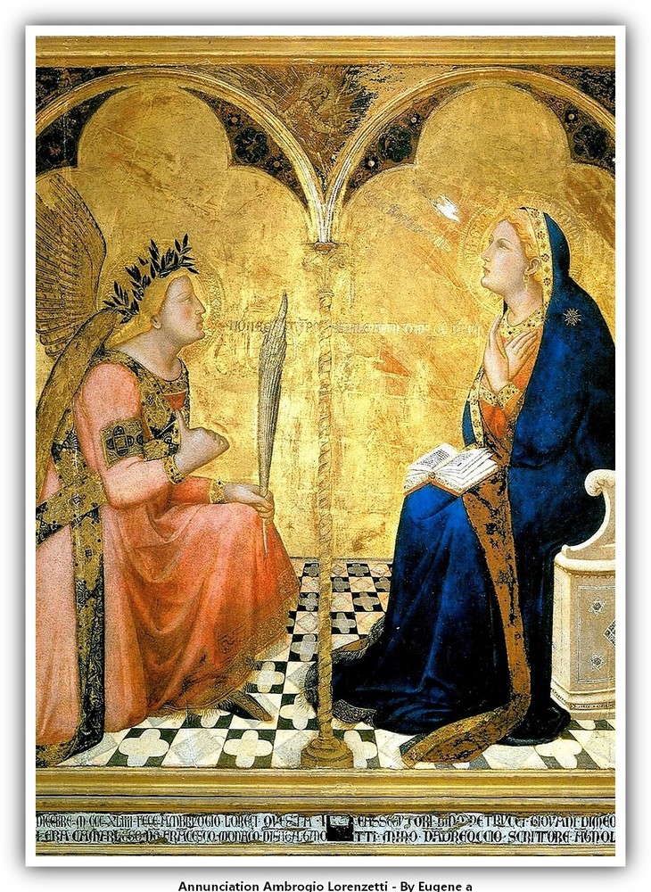 Annunciation Ambrogio Lorenzetti