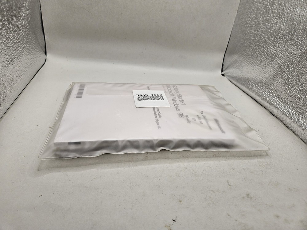 Getting Started Microsoft WINDOWS 98 Second Edition & Booklet HP with CD-ROM.