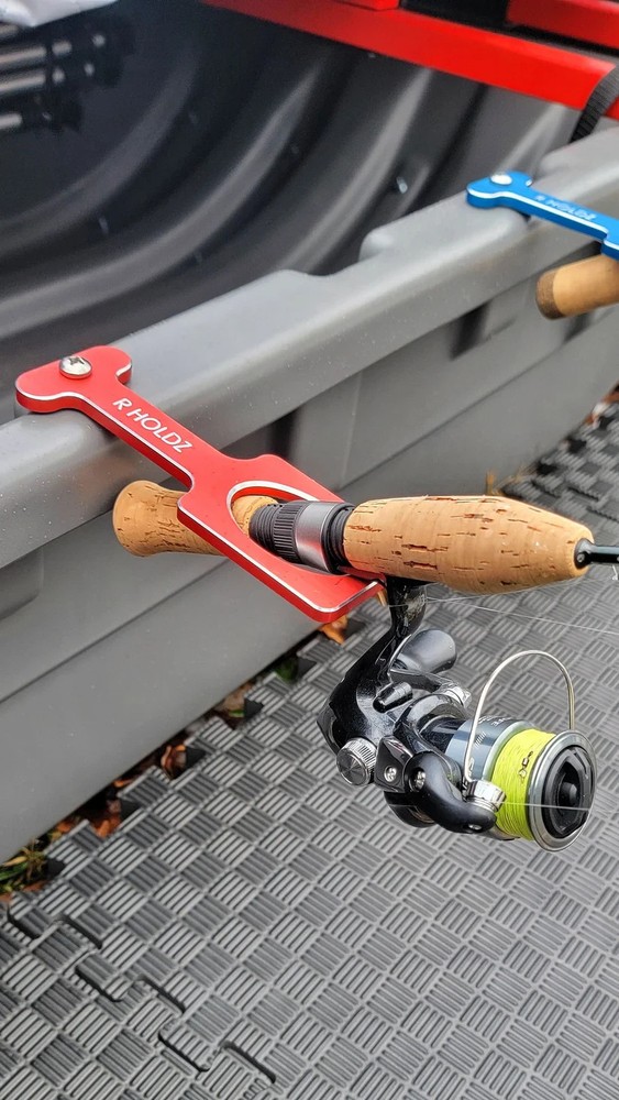 Ice fishing rod holder