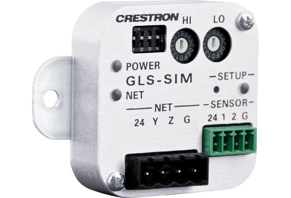 CRESTRON GLS-SIM GREEN-LIGHT SENSOR INTEGRATION MODULE, 24V, POWER SUPPLY, new