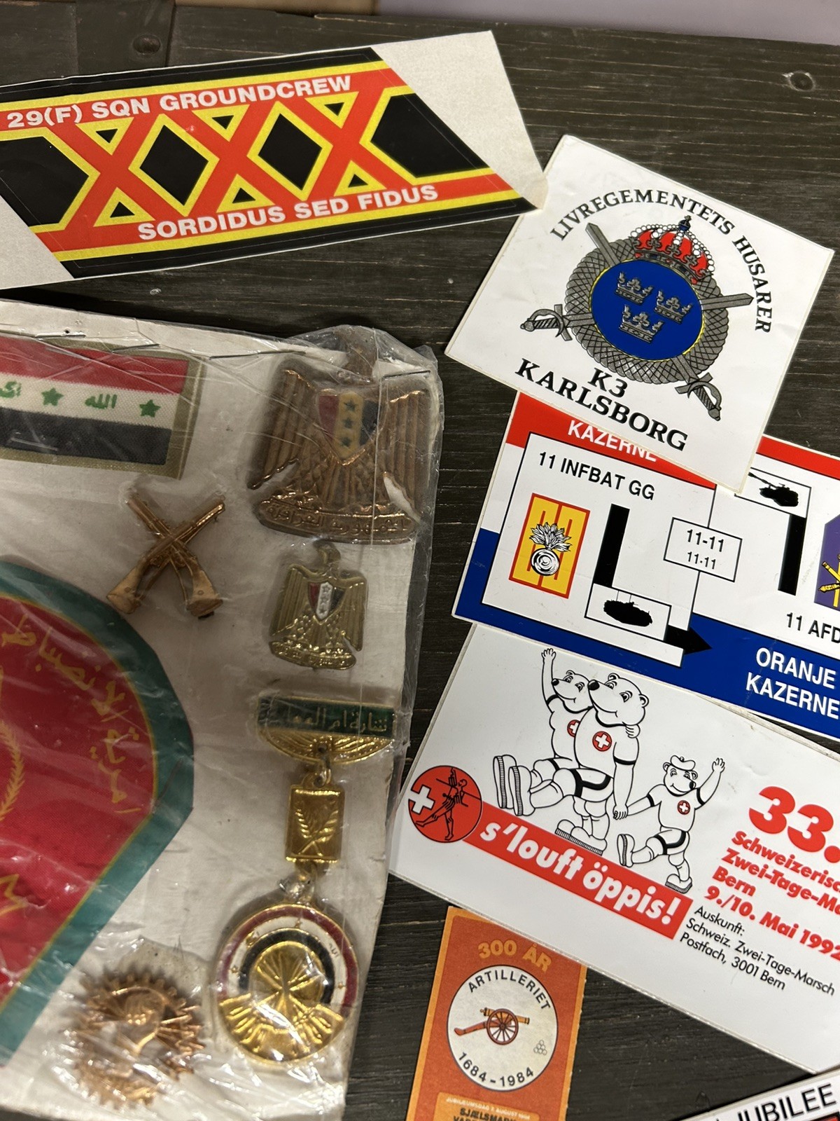 Desert Storm Iraq Gulf War REPUBLICAN GUARD Uniform Insignia, Medals, Souvenirs