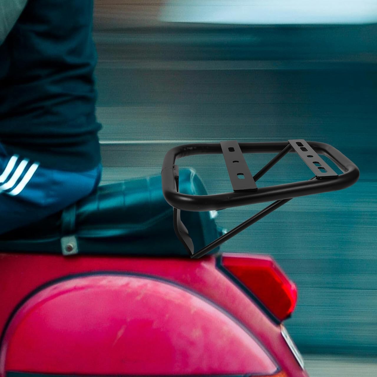 Adjustable Back Rack for Electric Bicycle Heavy-Duty Ebike Rear Cargo Rack wi...