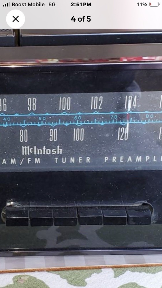 mcintosh mx 113 preamplifier