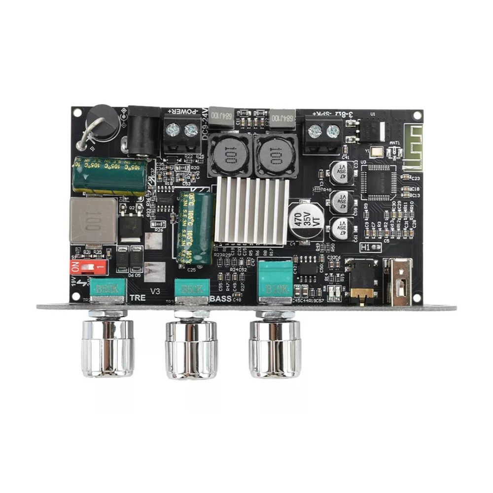 Audio Amplifier Board features input short-circuit, and anti-static protection