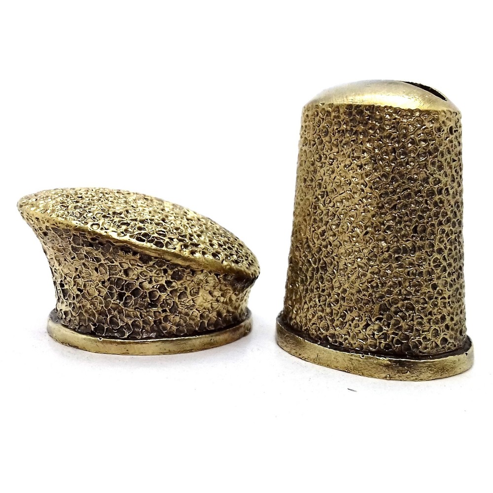 SET DIRK SOLID BRONZE FINGER GUARD BOLSTER, POMMEL CUSTOM KNIFE MAKING
