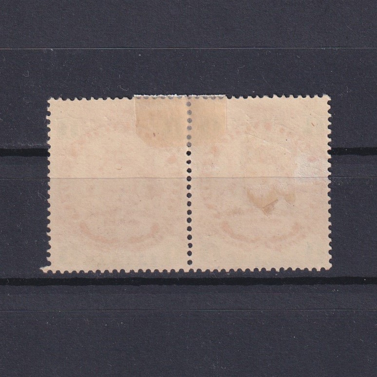 RHODESIA 1896, SG# 42, CV £30, Die II, pair, MH