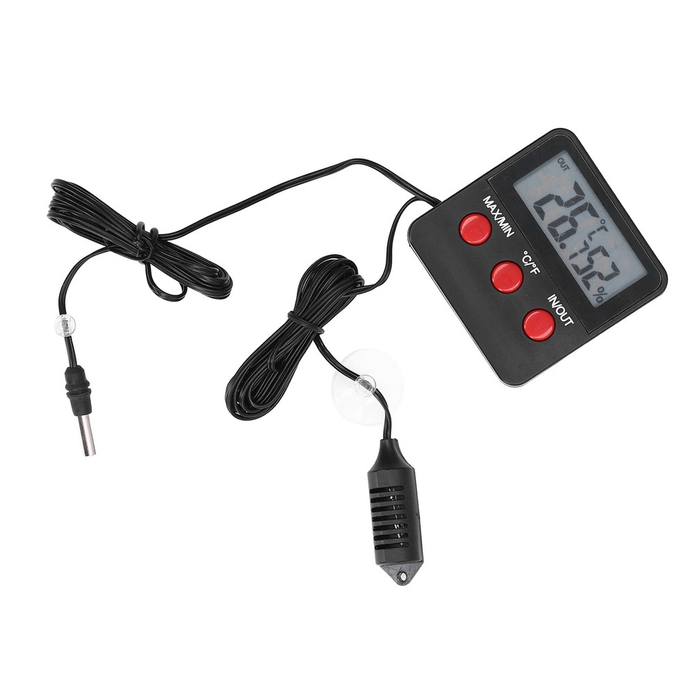 Humidity Temperature Gauge Mini Thermometer Digital Display Temp Sensor Mete NEW