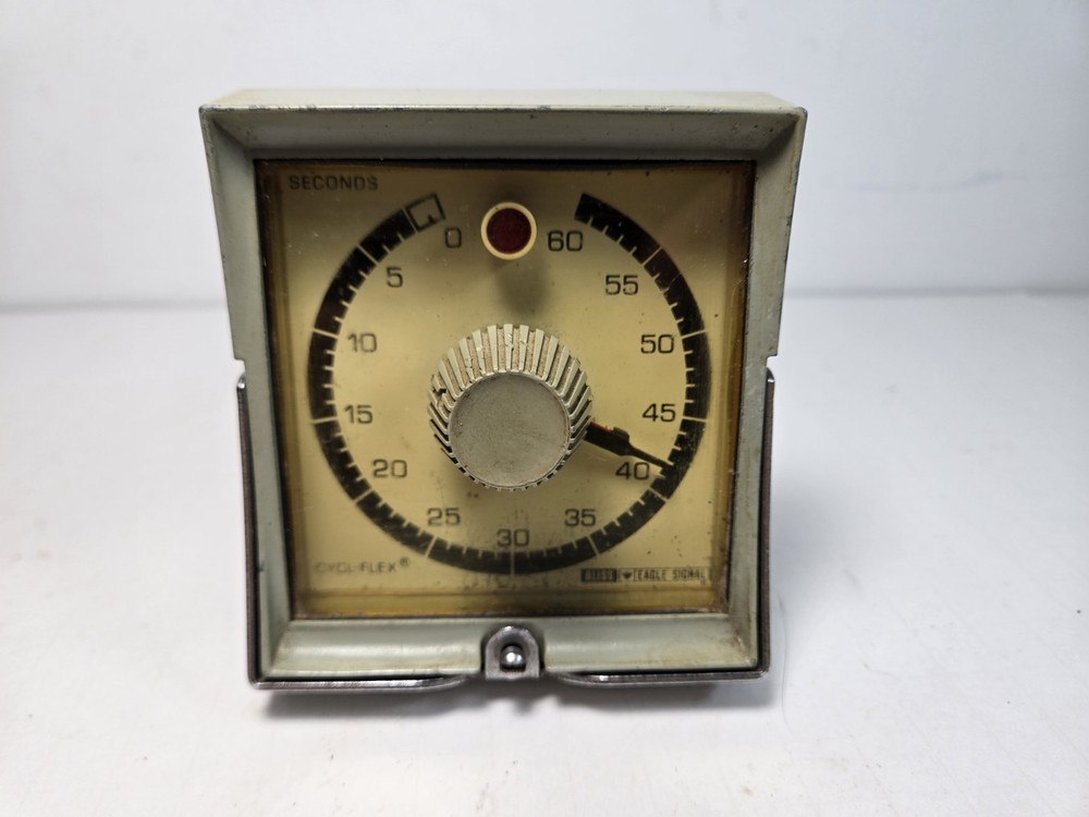 BLISS EAGLE SIGNAL CYCL-FLEX TIMER HP51A6 0-60 SECONDS Untested