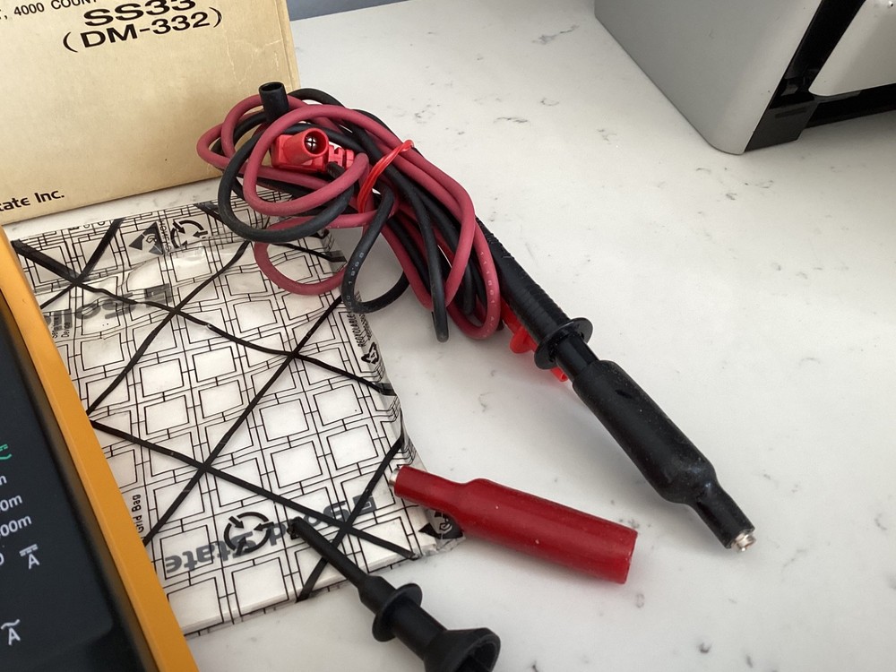 ORIGINAL BOX AUTHENTIC SOLID STATE INC. DIGITAL MULTIMETER SS33 (DM-332) NO RES