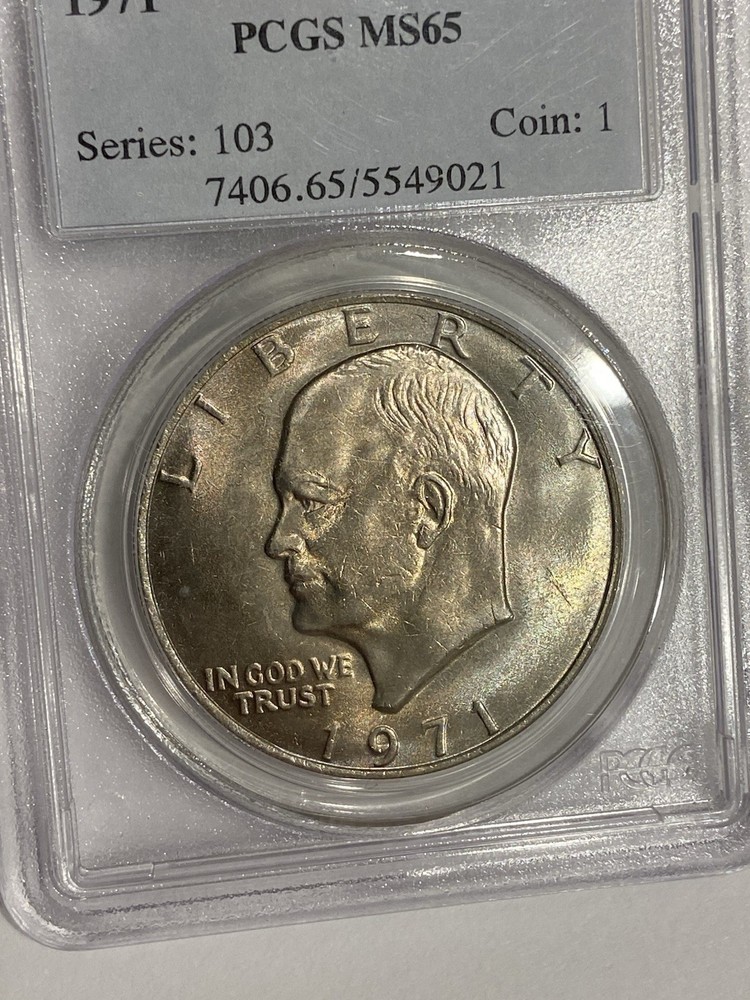 1971 Ike Dollar PCGS MS65 GEM