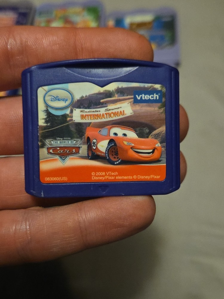 VTECH GAME LOT. 6 GAMES TOTAL. 3 BIG, 3 SMALL. ALL VTECH
