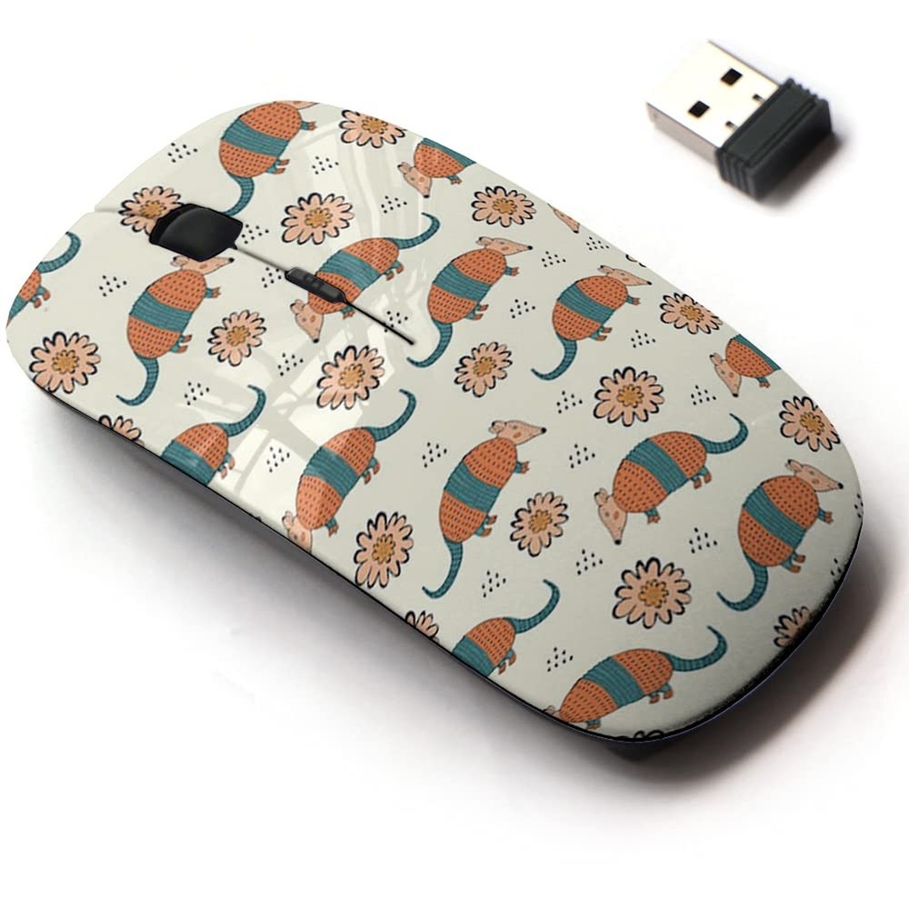 2.4G Wireless Mouse with Cute Pattern Design for All Laptops and Desktops wit...