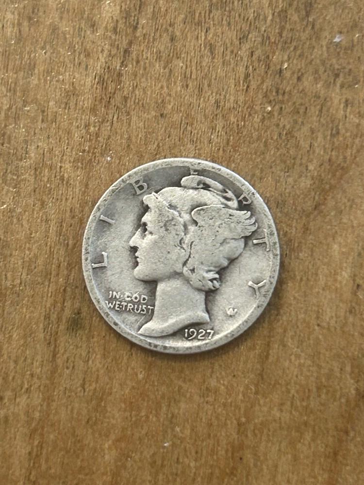 1927 Mercury Dime VG