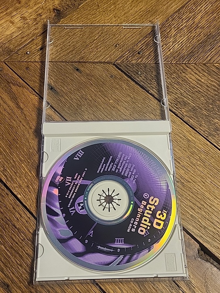 3D Studio for Beginners 1995 CD-ROM Windows