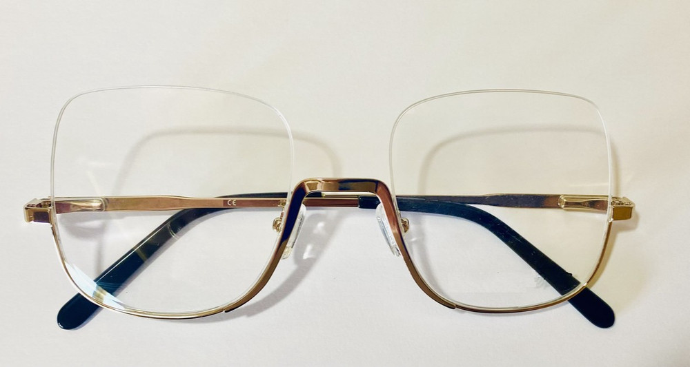 GOLD SNOOKER, POOL, BILLIARD GLASSES SPECTACLES FRAMES - frame only