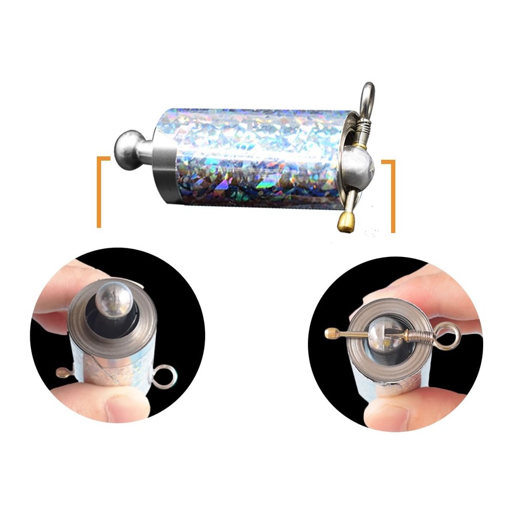 Professional Silver Magic Cane with Quick-Action Spring Switch & Gloves Included