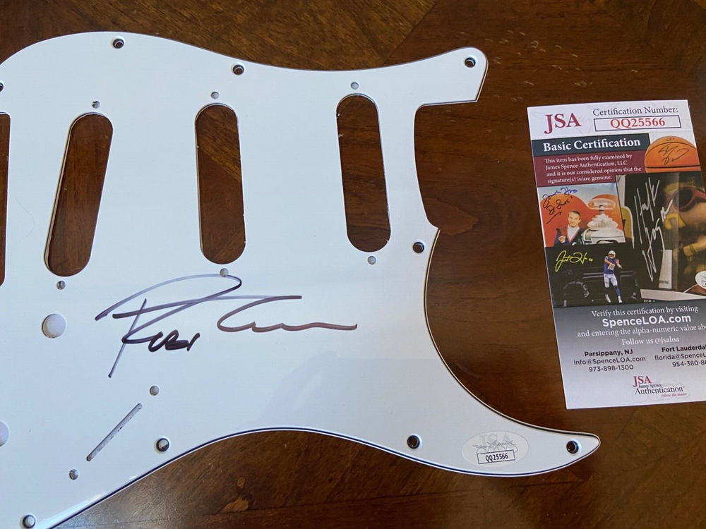 Rob Thomas Matchbox Twenty Signed Electric Guitar Pick-Guard Scratch Plate JSA