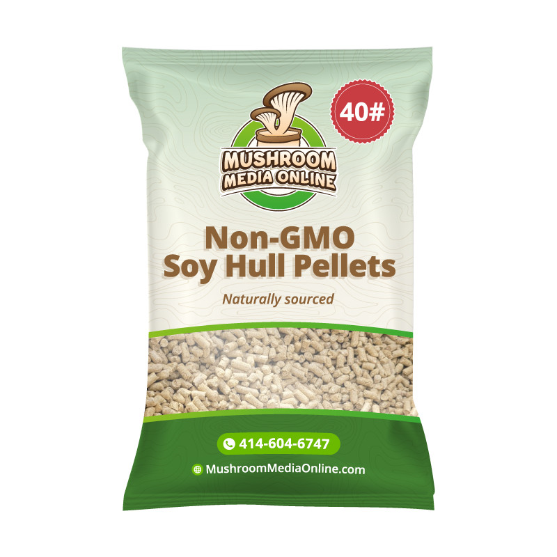 MushroomMediaOnline 100% Soy Hull Mushroom Pellets -NON-GMO