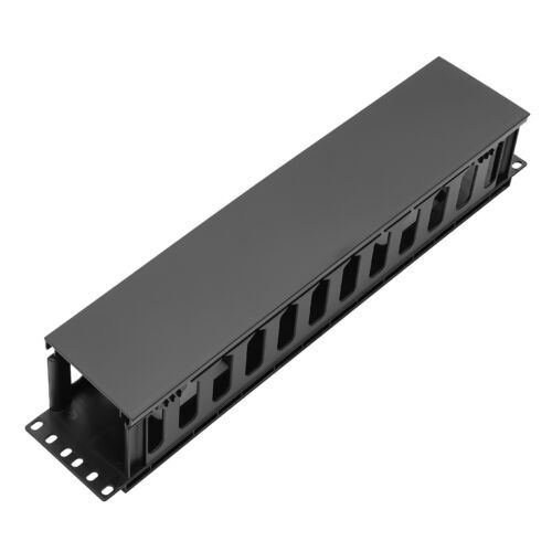 4 Pack Horizontal Rack Mount Cable Management, Cable Organizer, Cable Raceways