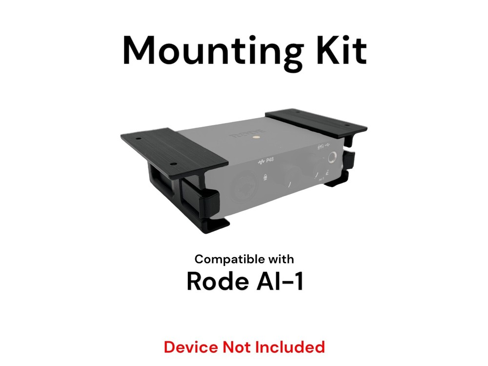 Desk Mount Kit for Rode AI-1 - Under Desk Mount Brackets