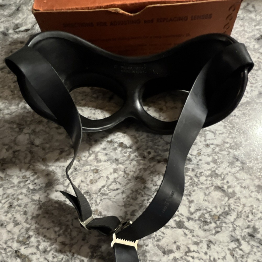 Wilson Rubber Over-All Goggles with Original Box