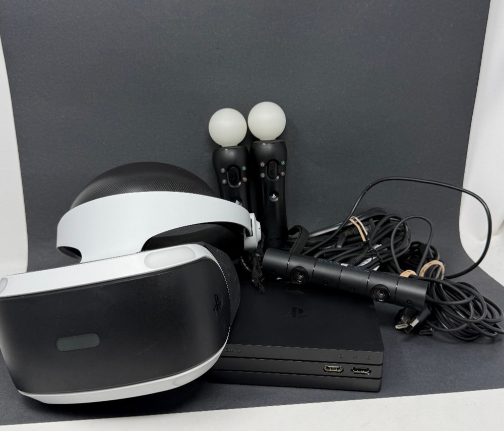Sony PlayStation VR PS4 Bundle CUH-ZVR2 Headset Set + Motion Controllers