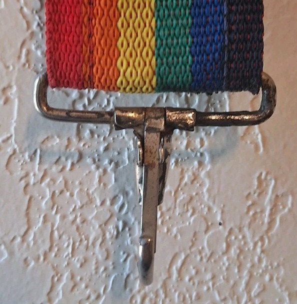 Wide Woven Multi-color Camera Strap