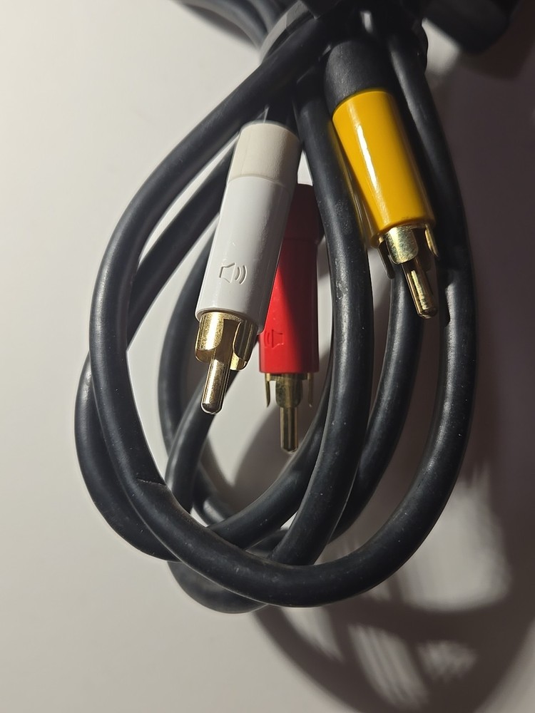 Microsoft Xbox 360 AV Audio Video Cable Composite RCA Replacement Cable
