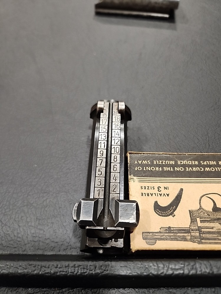 WW2 German K98 Mauser Complete Rear Sight Base Sight Ramp Spring (MATCHING)