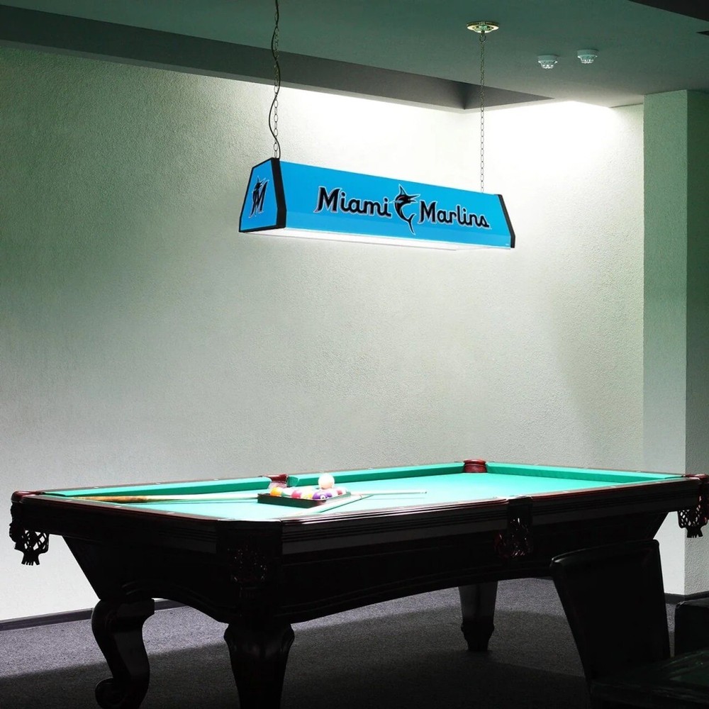 Miami Marlins 40” Pool Table Light