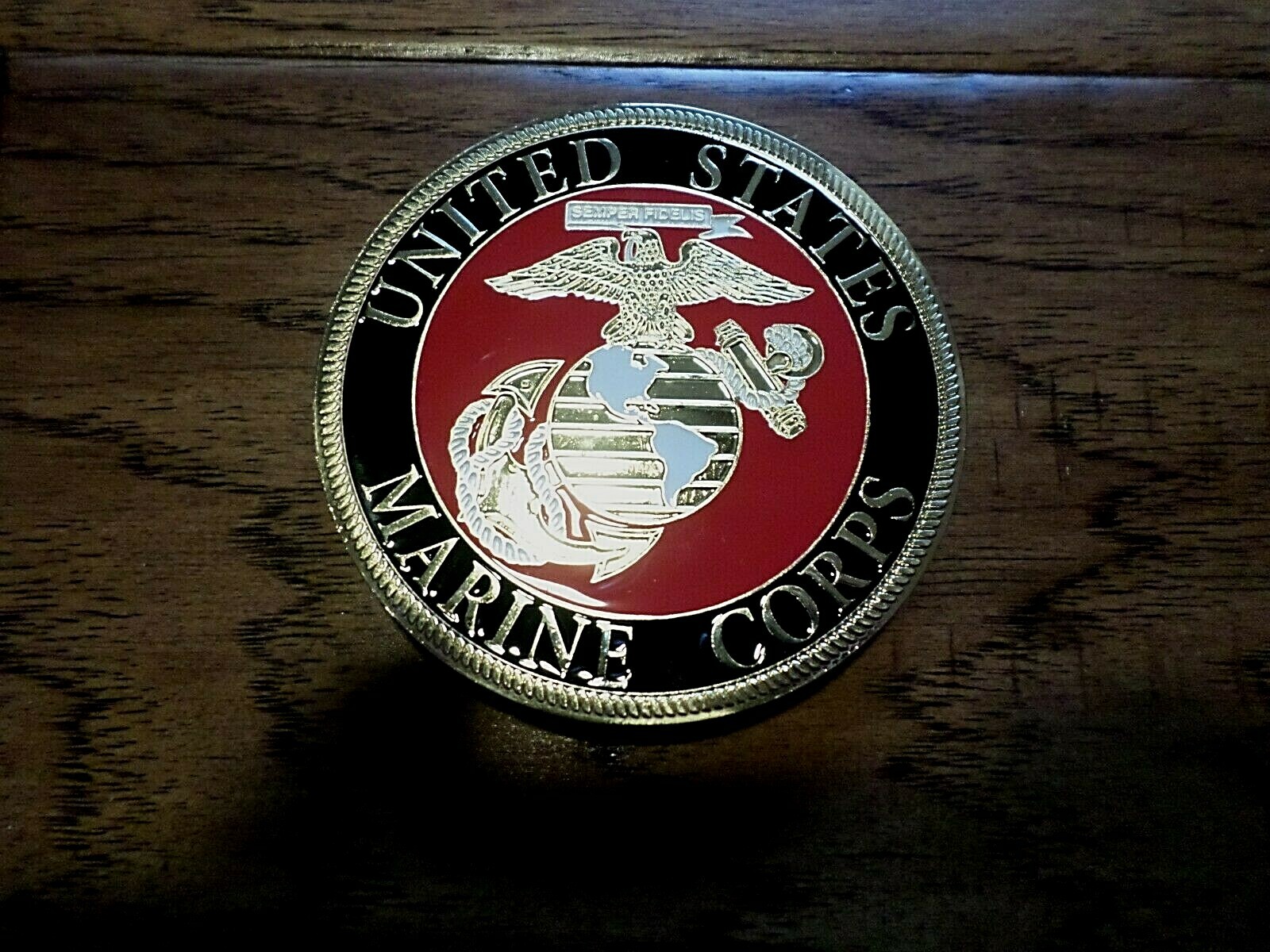 U.S MARINE CORPS EGA USMC AUTOMOBILE GRILL EMBLEM AUTO HOME MEDALLION