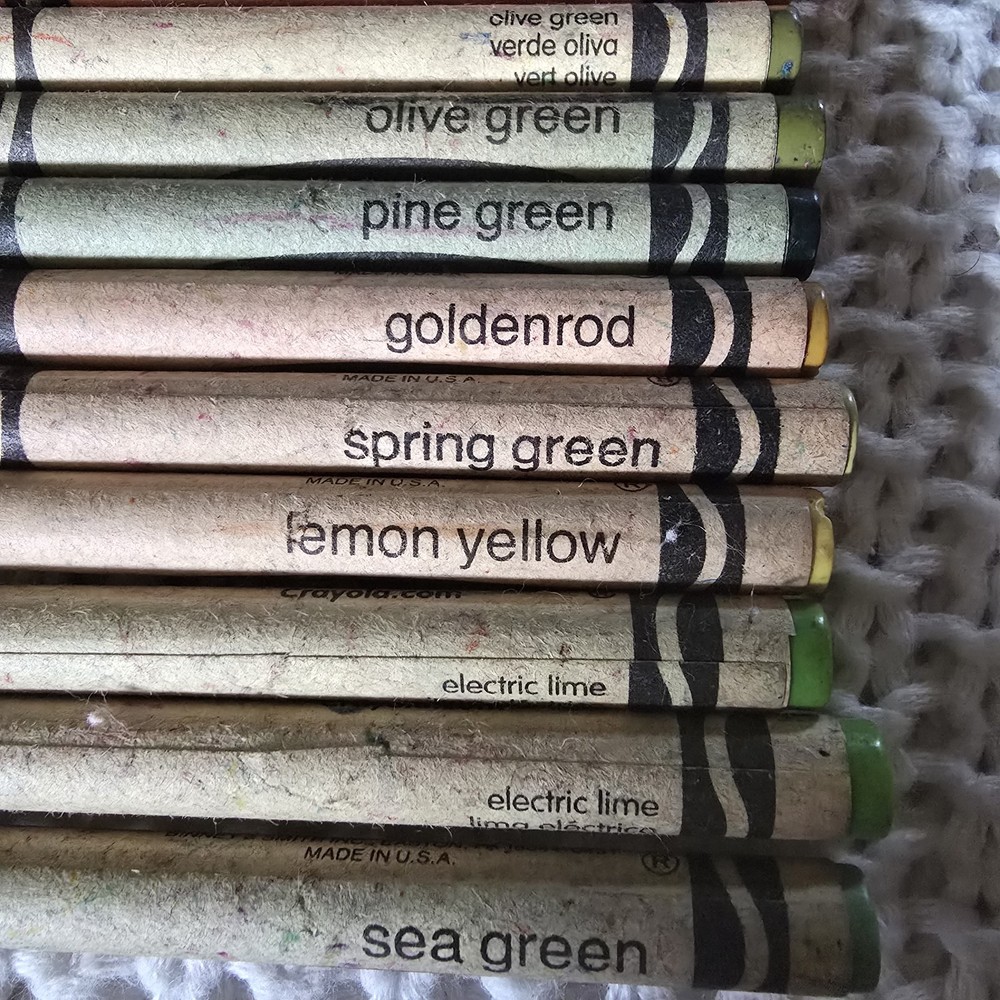Crayola Retired Crayon Colors 24 Count