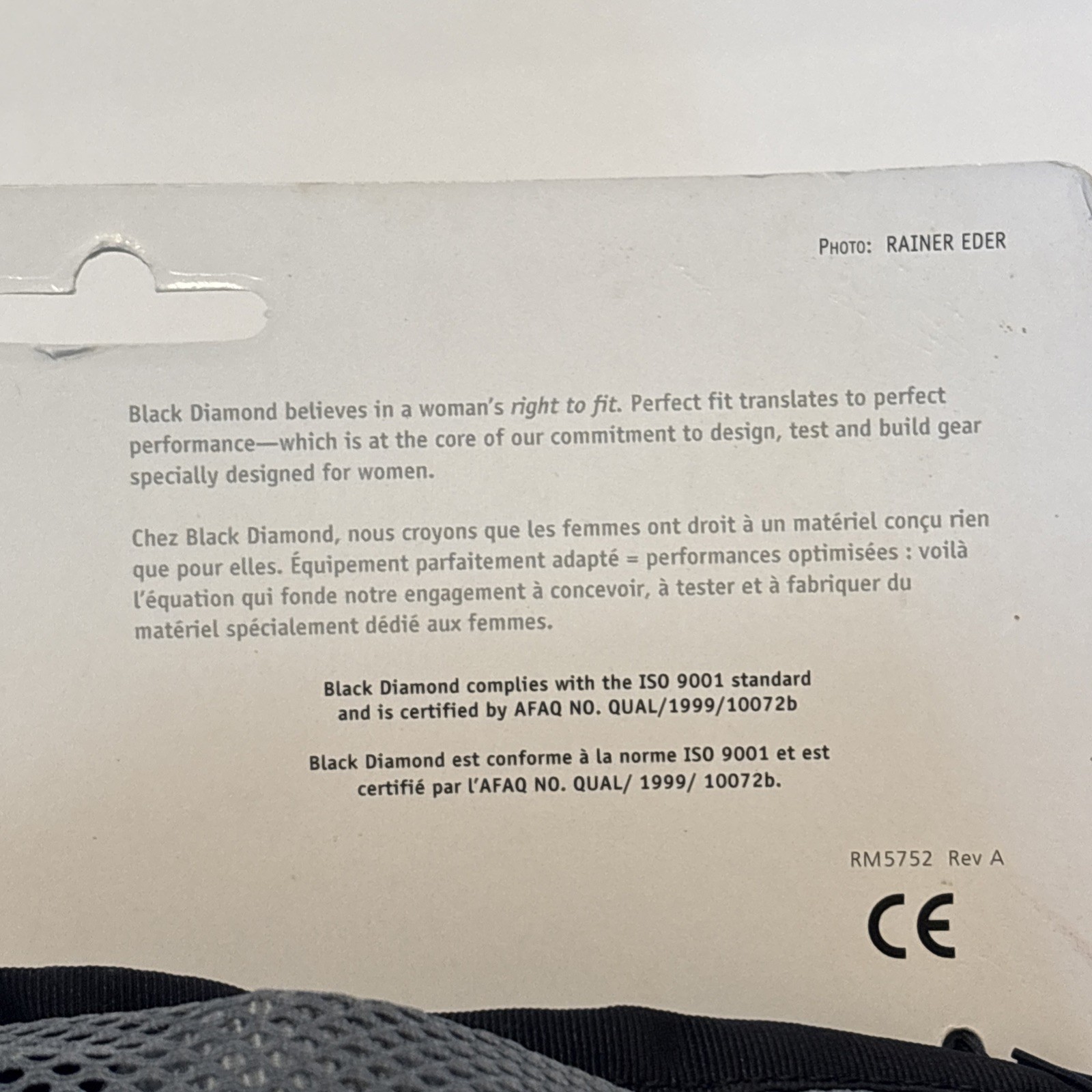 Women's Black Diamond Primrose All Around Climbing Harness Size 12 Blue Gray