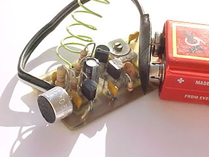 Mini Voice Spy FM Bug , high stability , Distance up to 500m , MADE IN ISRAEL !