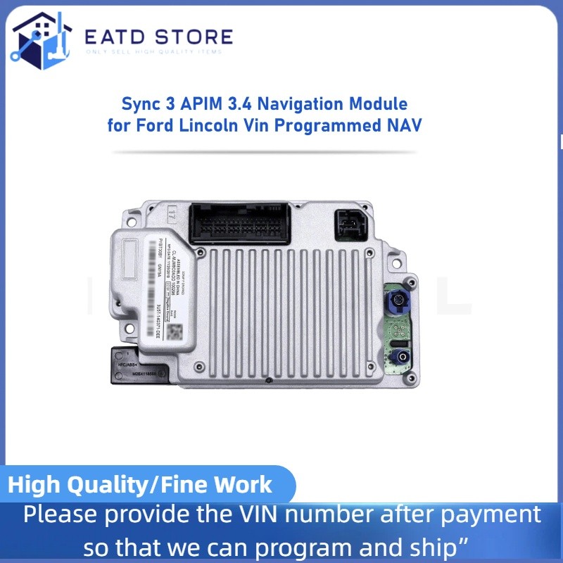 For Ford Lincoln Vin Programmed NAV Sync 3 APIM 3.4 Navigation Module