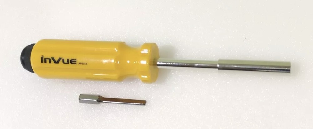 InVue AF6313R5 Security Screwdriver Multi-Tool & Bits Set - Yellow- Magnetic NEW