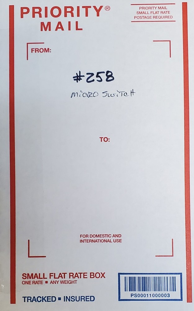 NEW OPEN BOX MICRO SWITCH, BZ-2RL2 ROLLER LEVER LIMIT SWITCH