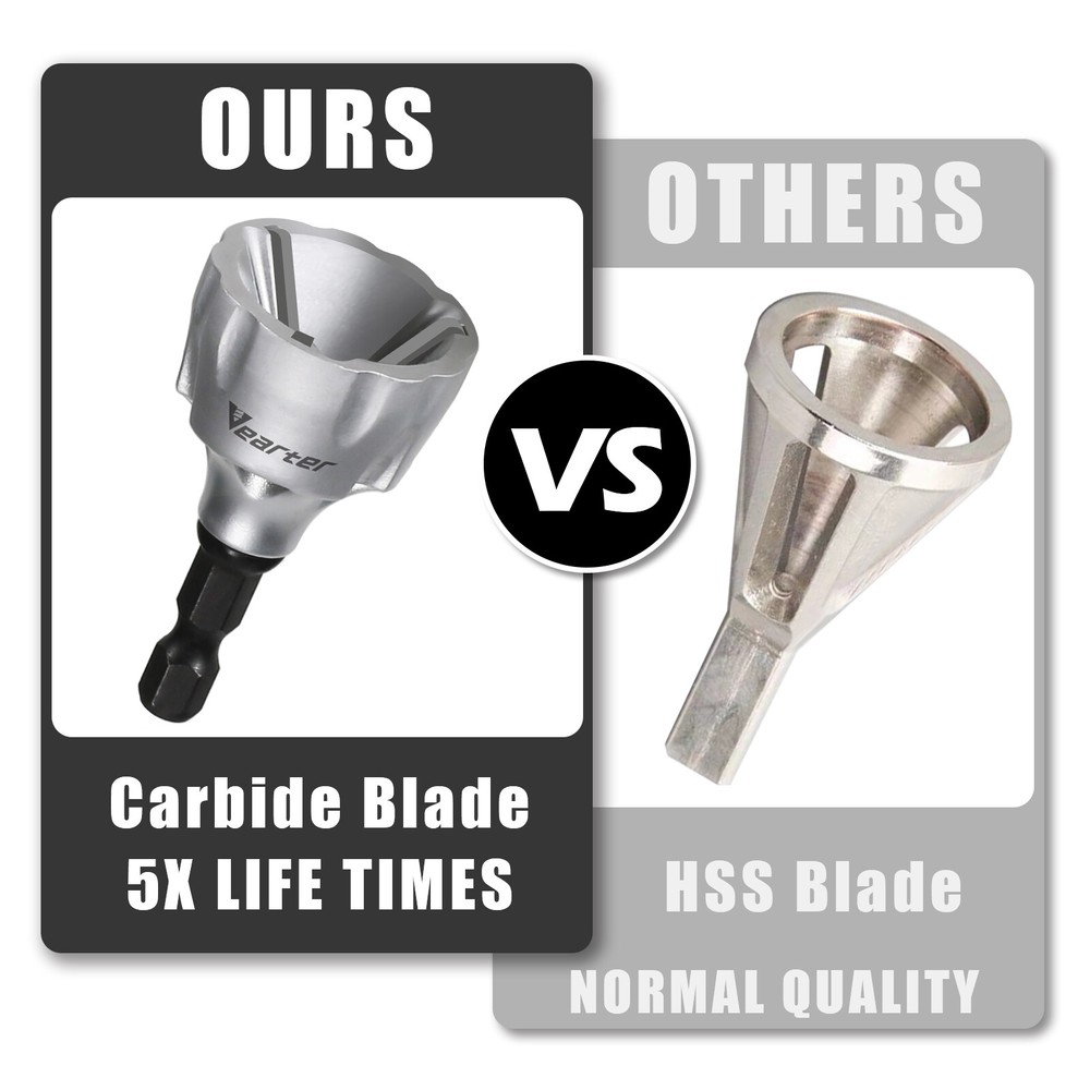 Deburring External Chamfer Tool Metal Chamfering Drill Bit Hex Shank 1/8" - 3/4"