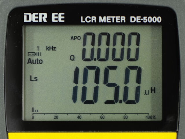 DER EE DE-5000 High Accuracy Handheld LCR Meter Main unit only Fedex