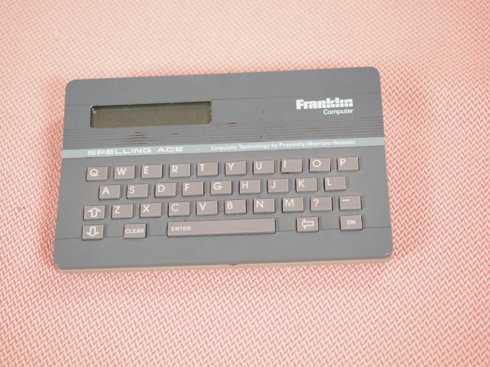 Franklin Computer Spelling Ace SA-98 Electronic Spell Checker 1987
